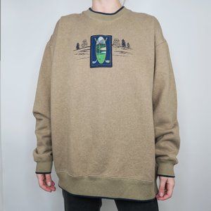 Vintage 90s MCCC Sport Golf Embroidered Sweatshirt